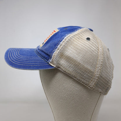 Redfish Lake Lodge Snapback Mesh Back Trucker Hat Blue One Size Legacy