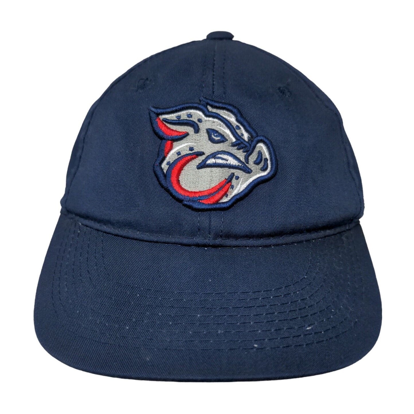 OC Sports Boy's Strapback Hat Blue Lehigh Valley Iron Pigs Embroidered Logo