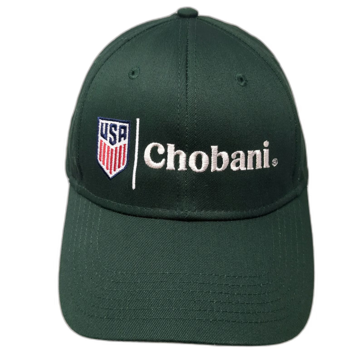 Otto Snapback Green One Size Chobani USA Feed the Dream Logo Adjustable Hat