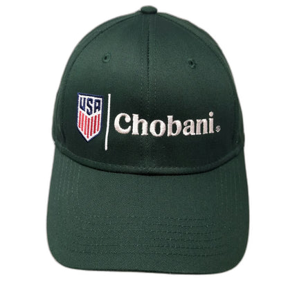 Otto Snapback Green One Size Chobani USA Feed the Dream Logo Adjustable Hat