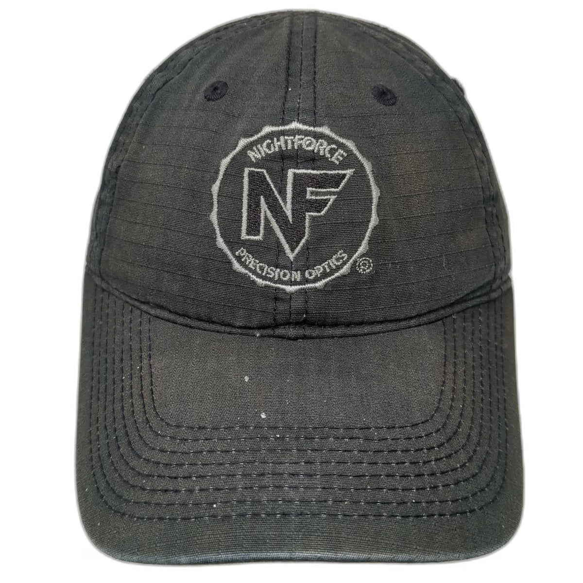 Nightforce Precision Optics Baseball Cap Black Gray One Size Strapback Hat