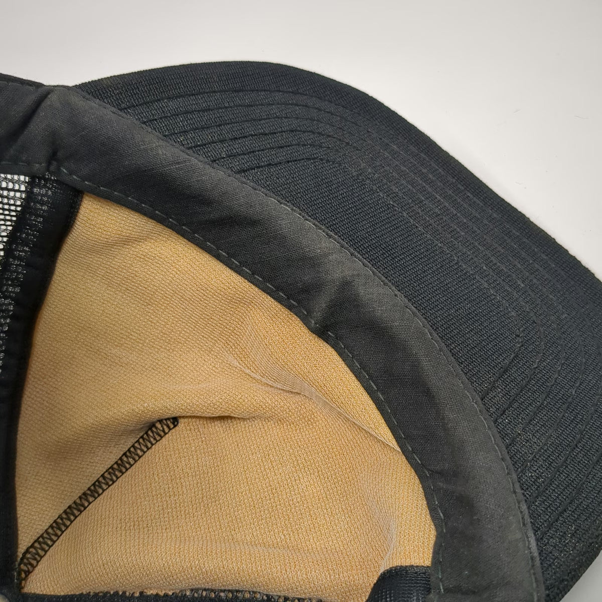 Trucker Hat Black One Size Good By Sucker Laughlin NV Mesh Back Made USA Vintage