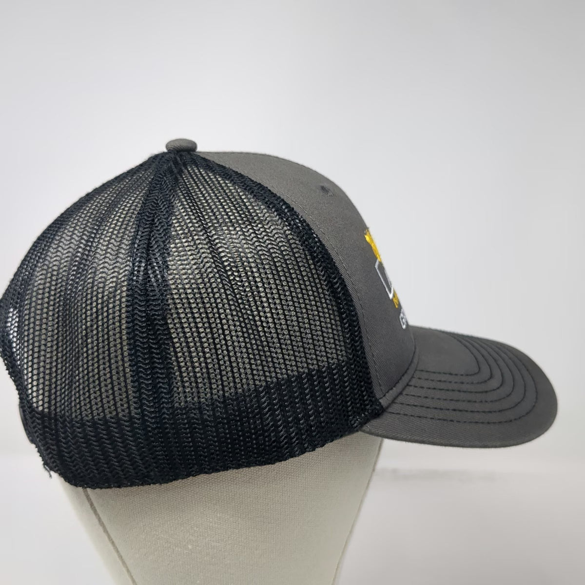 Cap America Trucker Hat Gray One Size All-Terrain Motorsports Mesh Snapback Hat