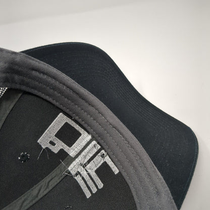 Boise Fermentation Company Snapback Trucker Hat Black One Size Mesh Back