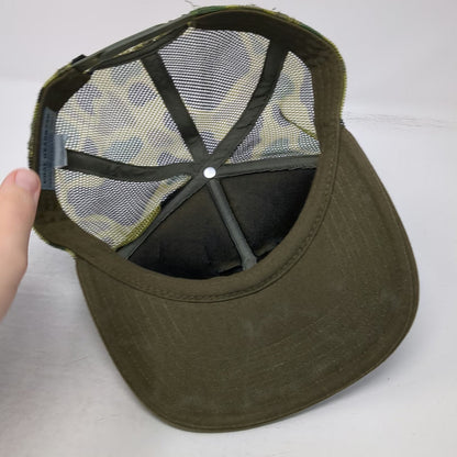 Coal Headwear Trucker Hat Green One Size RV Camper Patch Camo Mesh Snapback Cap