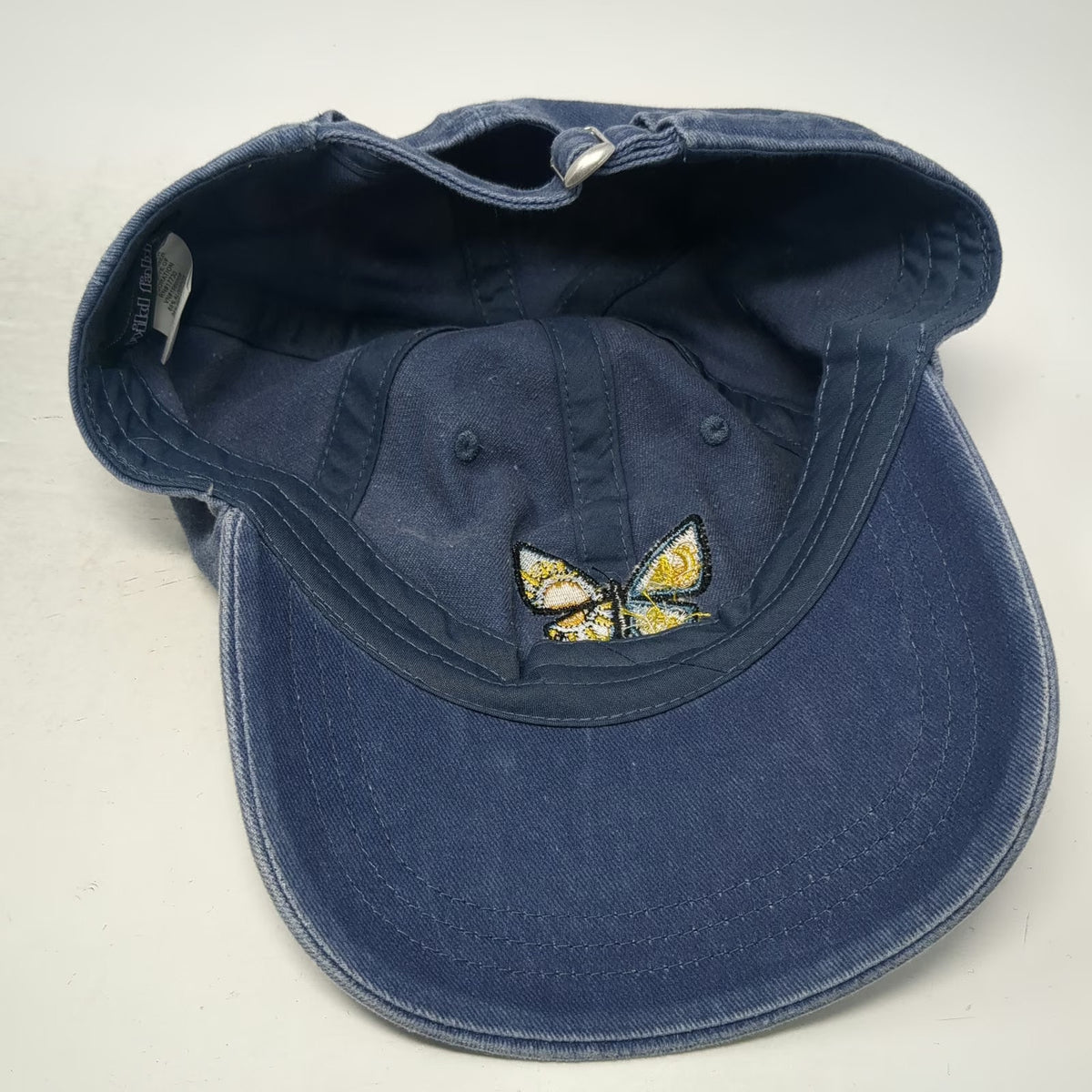 Wild Fable Baseball Cap Blue One Size Butterfly Sun Moon Cotton Slideback Hat