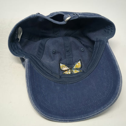 Wild Fable Baseball Cap Blue One Size Butterfly Sun Moon Cotton Slideback Hat