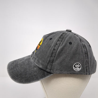 Social Distance Champion Slideback Hat Gray One Size Adjustable Embroidered OBSI
