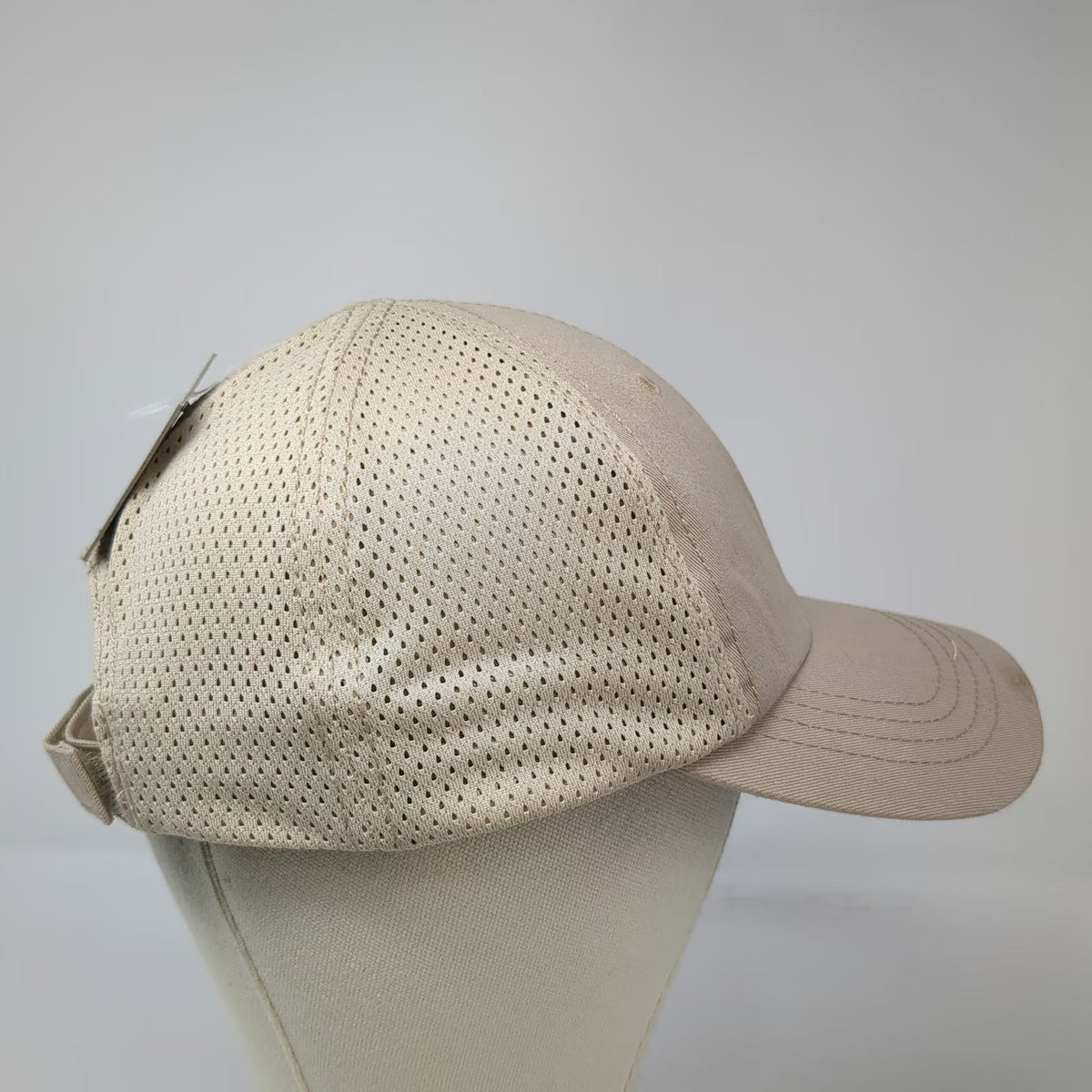 Rothco Baseball Cap Beige One Size Mesh Back Strapback Hat Blank Plain Tactical