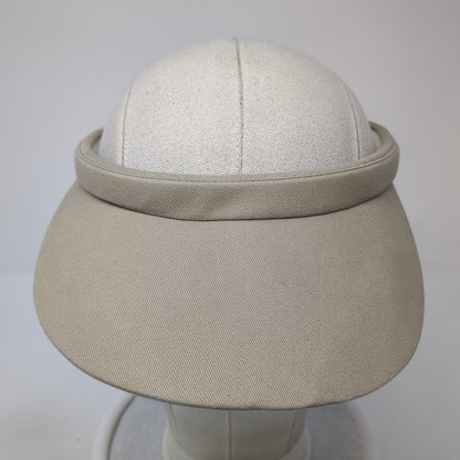 Unbranded Sun Visor Hat Brown One Size Adjustable Clip-On Lightweight Blank