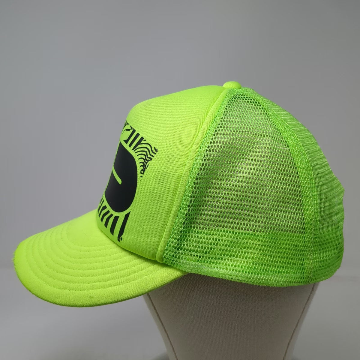 Cobra Dew Tour Trucker Hat Green One Size Mesh Snapback Foam Action Sports