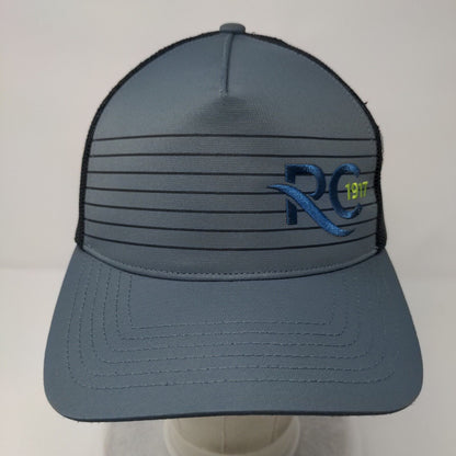 RC 1917 Adult Snapback Trucker Hat Gray OS Adjustable Mesh Back Outdoor Cap