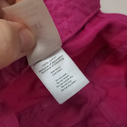 Cat Ears Toddler Strapback Hat Pink 2T-4T Adjustable Embroidered Oshkosh B'gosh
