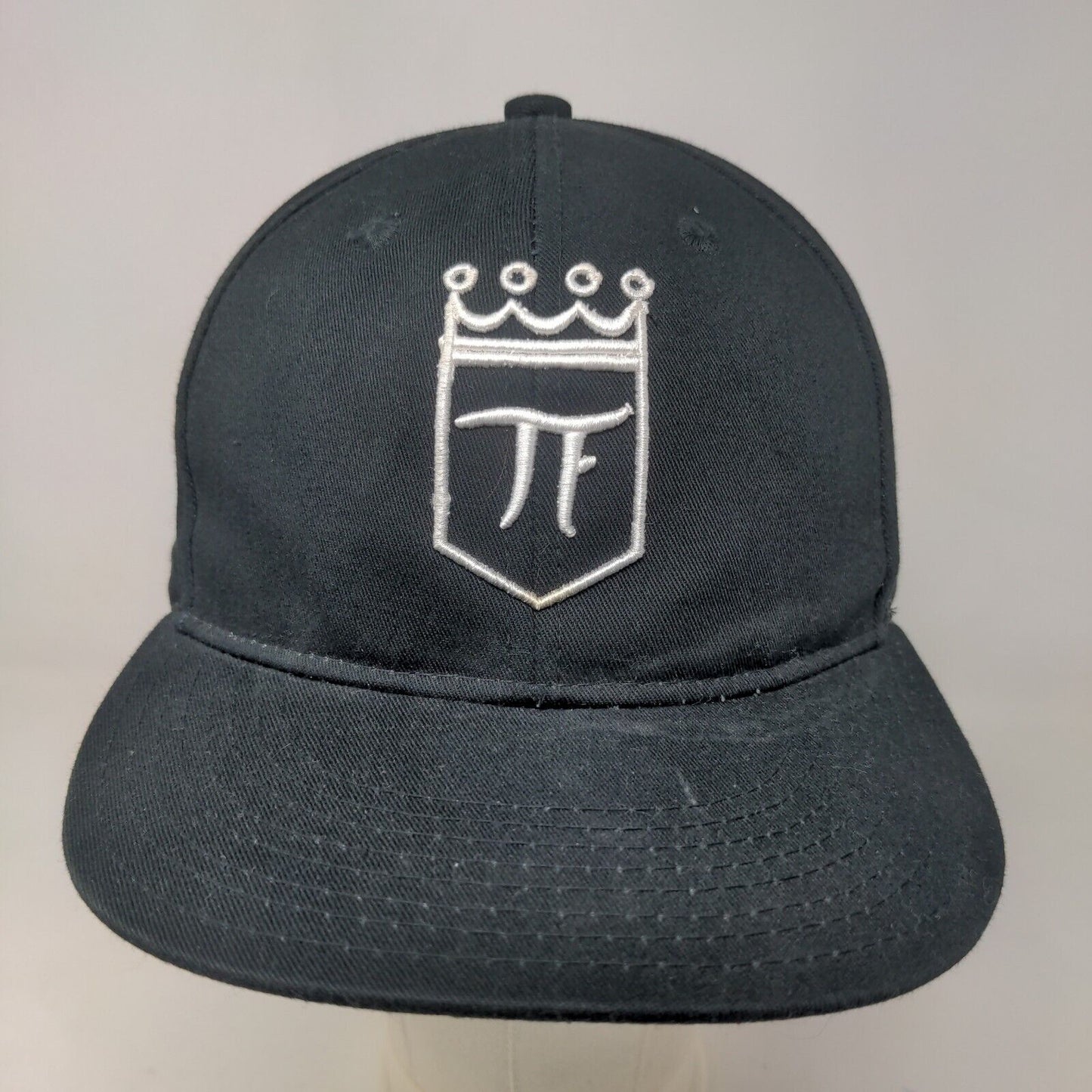 Unbranded Men's Snapback Hat Black Embroidered TF Crown Logo