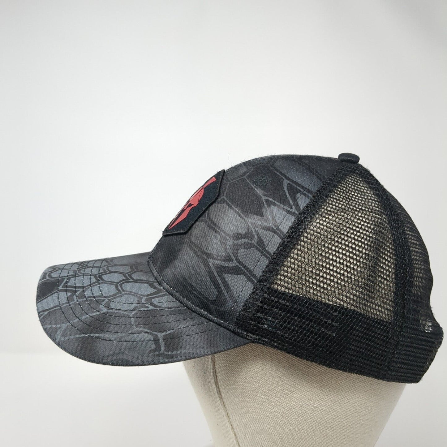 Kryptek Snapback Trucker Hat Camouflage One Size Adjustable Mesh Back 6 Panel