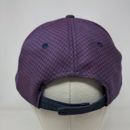 Toppers Strapback Hat Multicolor OSFA Adjustable Plaid Vent Holes