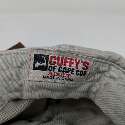 Cuffy's of Cape Cod Men's Slideback Hat Beige Embroidered Cape Cod Massachusetts