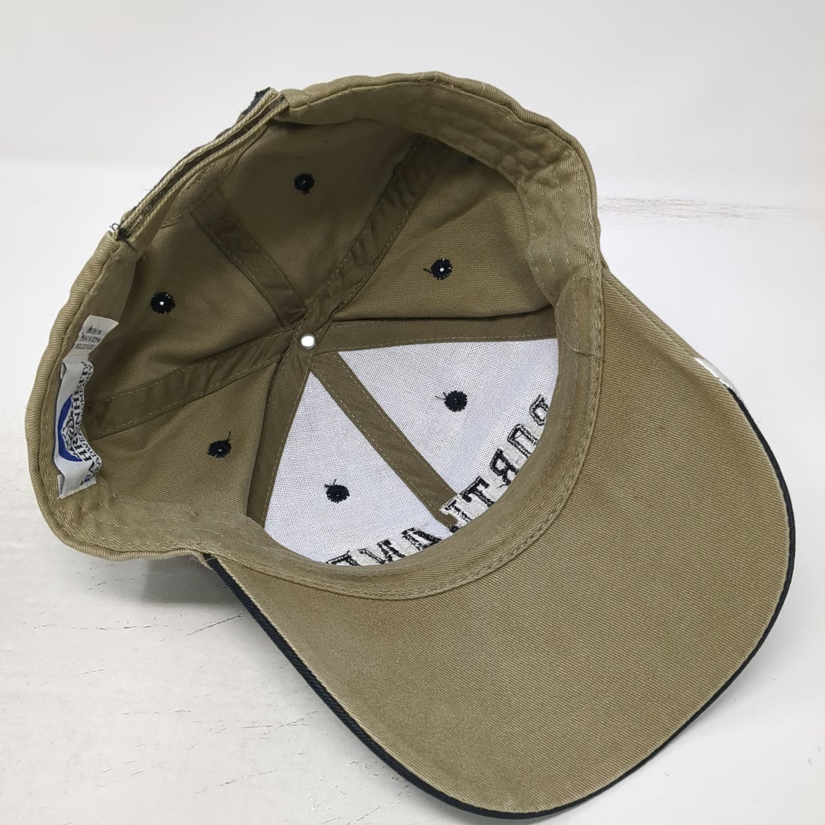 Fahrenheit Portland Oregon Baseball Cap Brown Black White One Size Cotton Hat