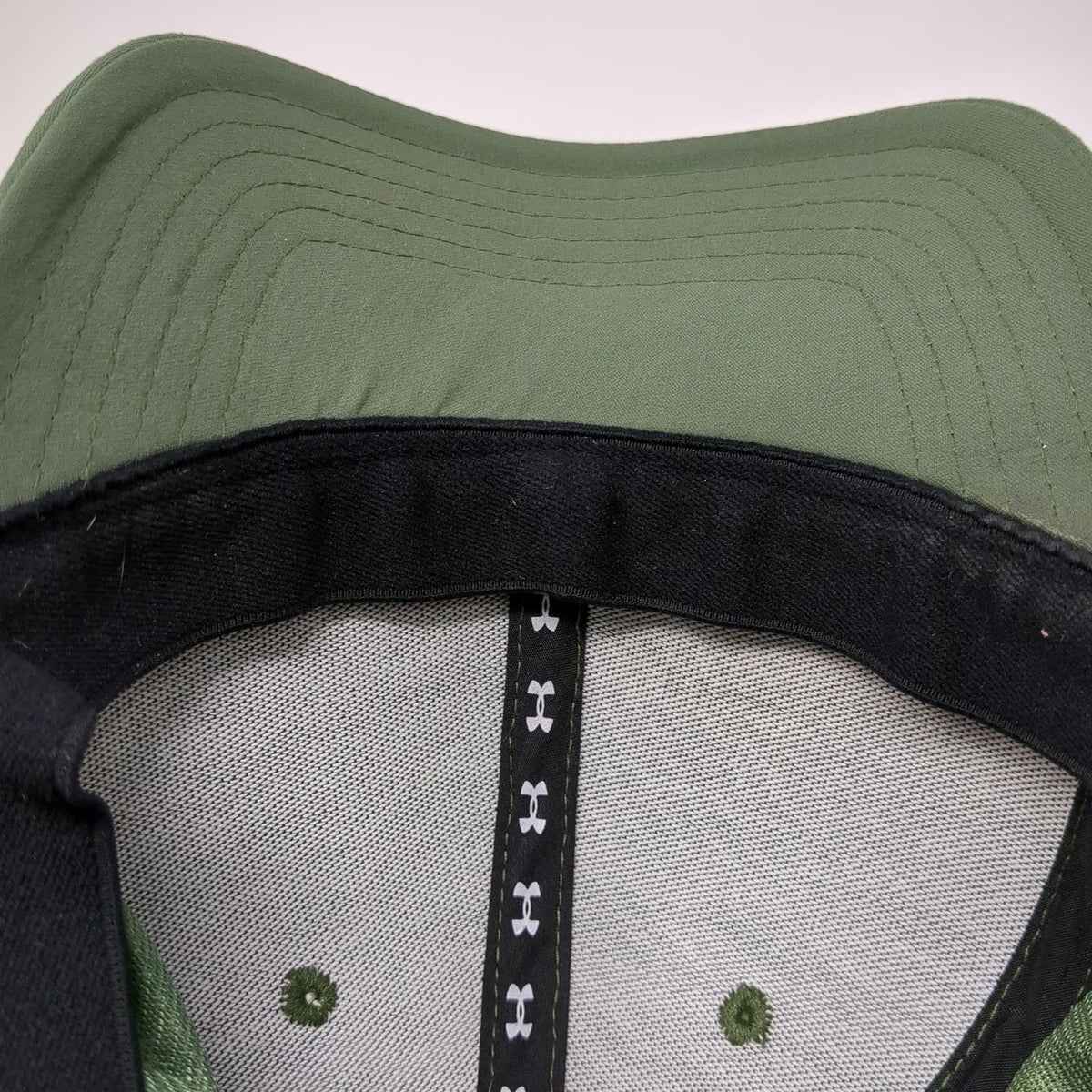 Under Armour Baseball Cap Green L American Flag Patriotic Fitted Performance Hat