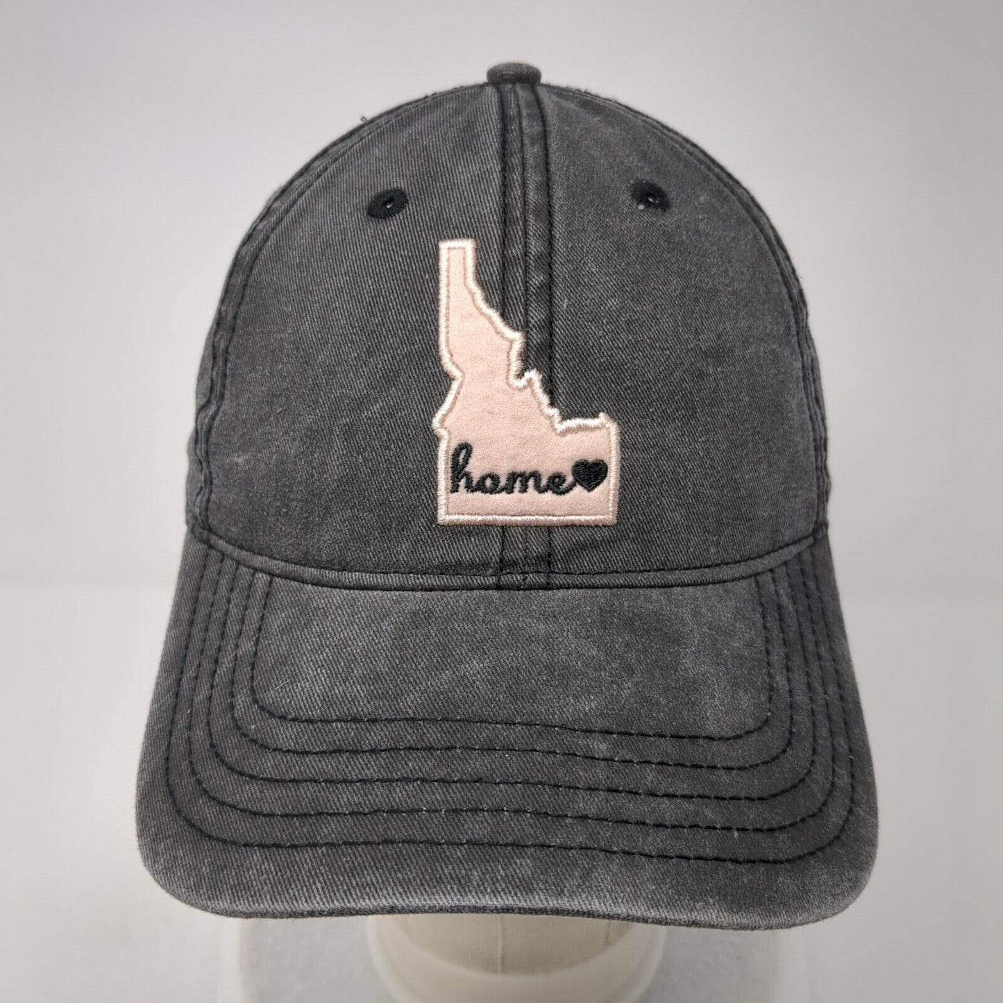 Home Idaho Slideback Hat Gray One Size Adjustable Embroidered 6 Panel Home Free