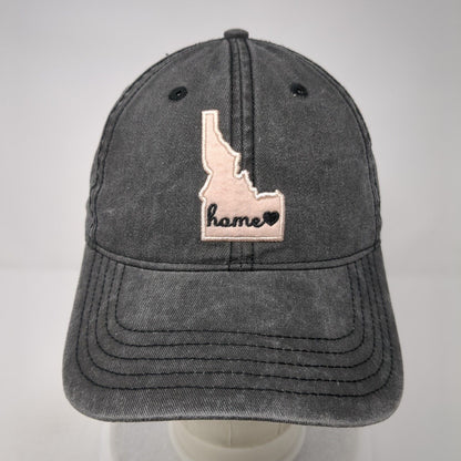 Home Idaho Slideback Hat Gray One Size Adjustable Embroidered 6 Panel Home Free