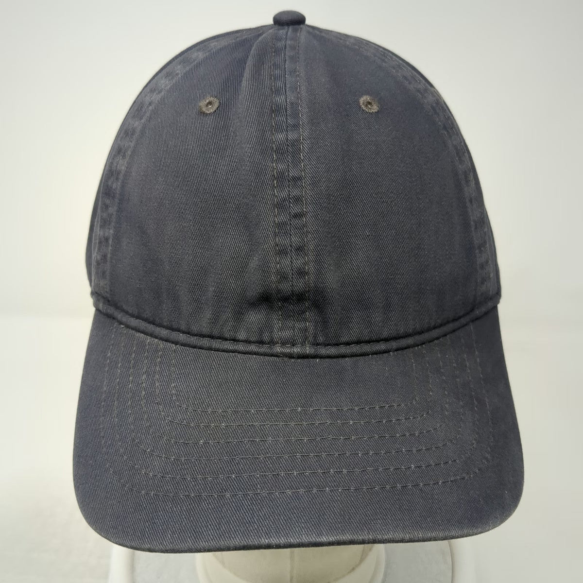 George Baseball Cap Gray One Size Slideback Adjustable Blank Cotton Hat