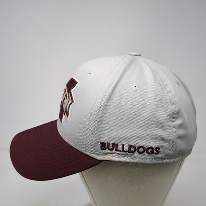 Adidas Mississippi State Bulldogs NCAA Cap Gray Red XL Hat Stretch Fit Patterned