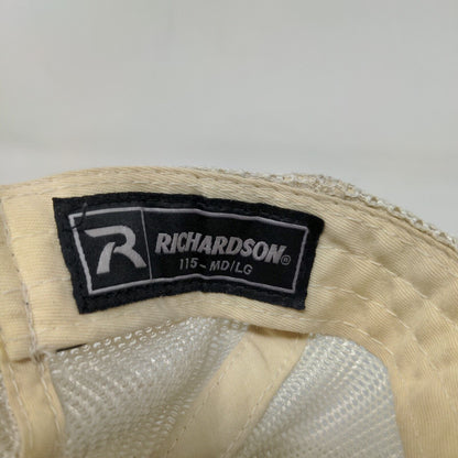 The Hub Snapback Mesh Back Trucker Hat Multi M/L Embroidered Richardson