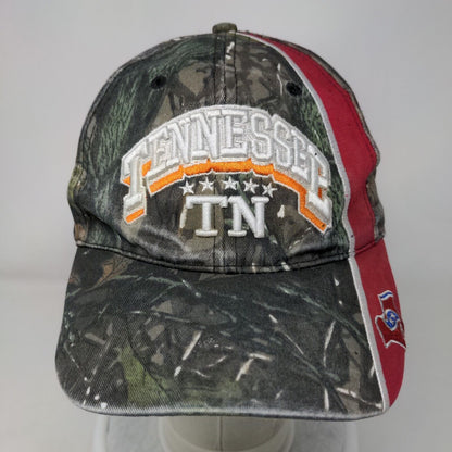Tennessee TN Strapback Hat Camouflage One Size Adjustable Embroidered Patriotic