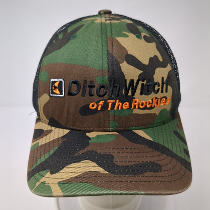 Ditch Witch of the Rockies Snapback Trucker Hat Camouflage One Size