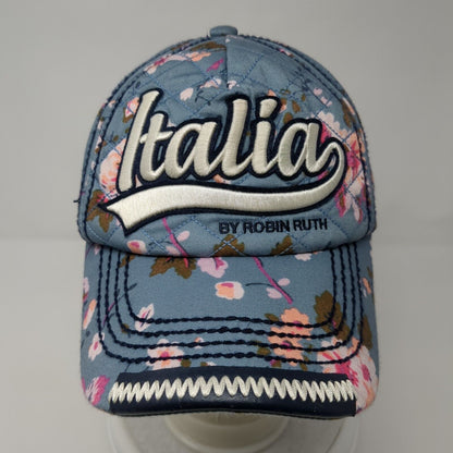 Italia by Robin Ruth Snapback Hat Multicolor OS Adjustable Embroidered Floral