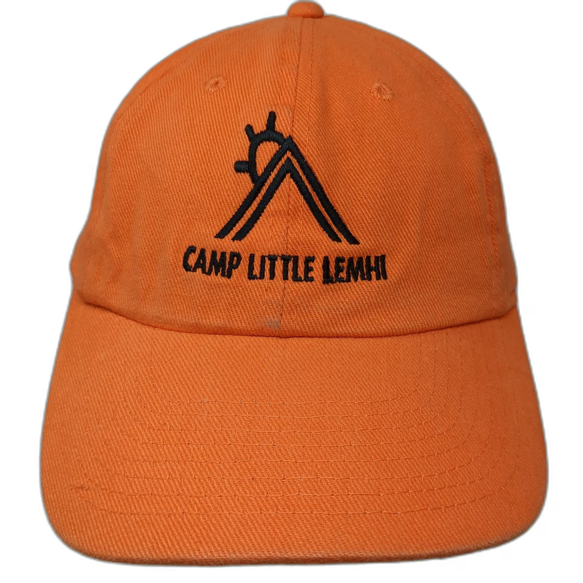 Cobra Camp Little Lemhi Embroidered Baseball Cap Orange One Size Strapback Hat