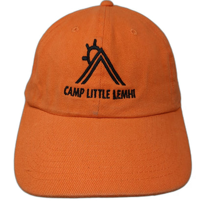 Cobra Camp Little Lemhi Embroidered Baseball Cap Orange One Size Strapback Hat