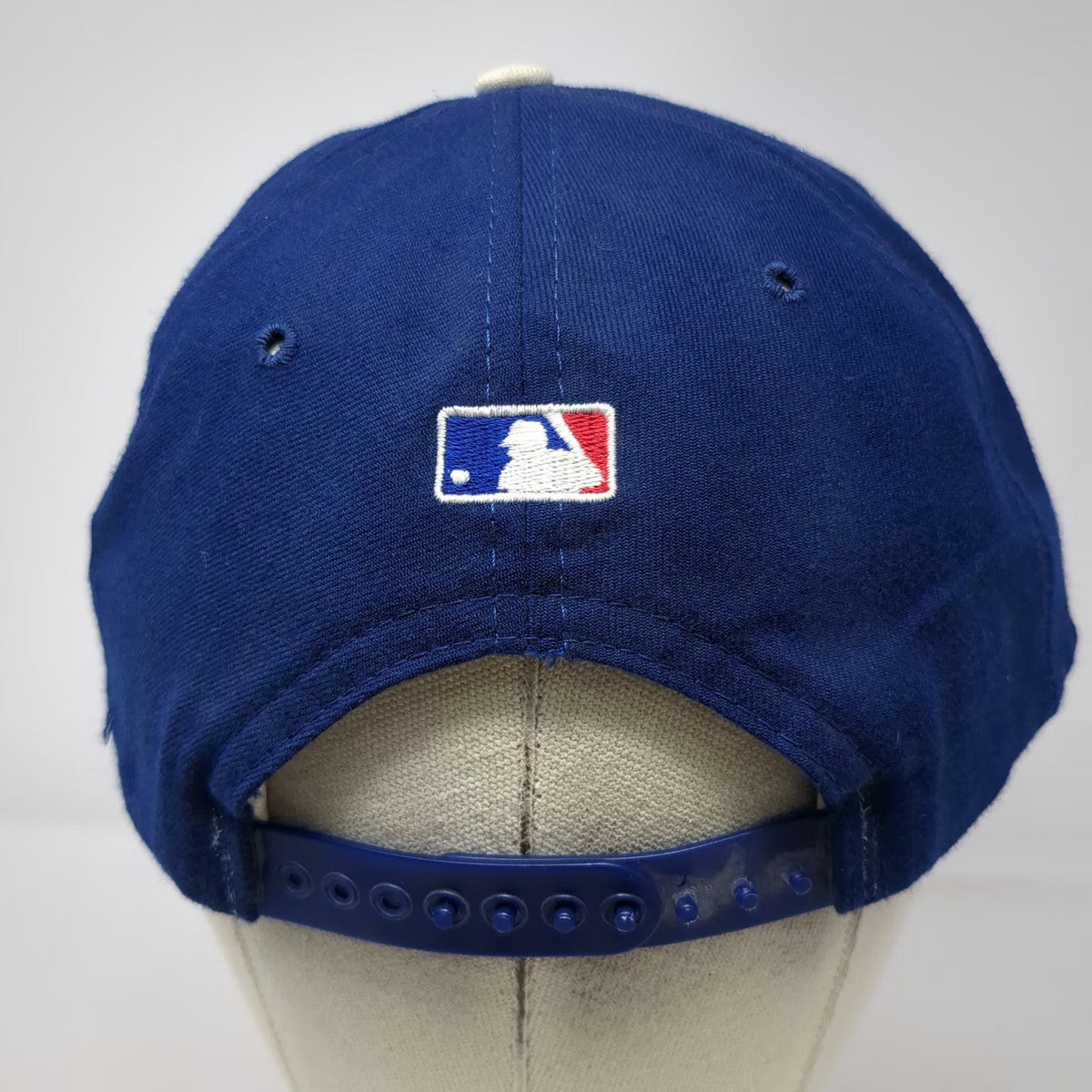 New Era Los Angeles Dodgers MLB Snapback Hat Blue M/L Made USA Vintage Pro Model