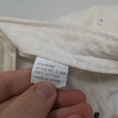 LIVE PD Slideback Hat Cream One Size Embroidered Adjustable 6 Panel