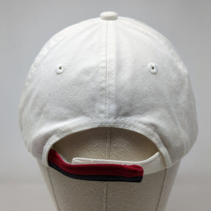 The Anchor Strapback Hat White One Size Embroidered Port Authority