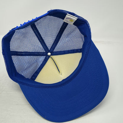 Hawaiian Headwear Blue OS Trucker Hat Pink Hawaii Graphic Mesh Snapback Rope