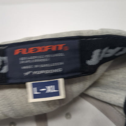 Skyview Fitted Hat Gray XL Embroidered Vent Holes Flexfit Yupoong