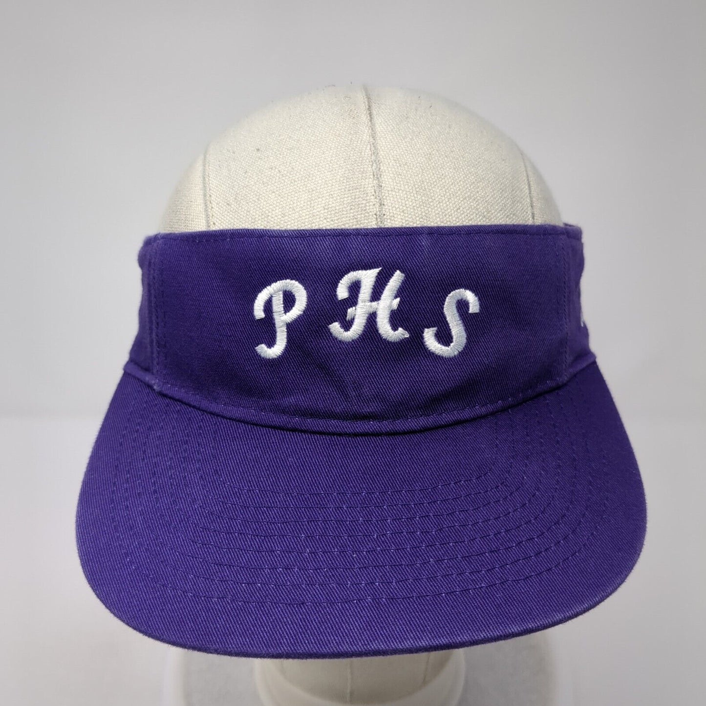 PHS Strapback Golf Sun Visor Hat Purple One Size Adjustable Embroidered Adidas