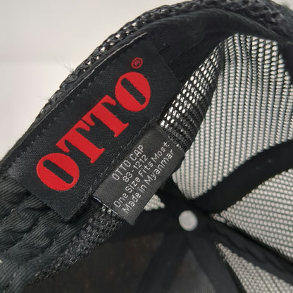 Otto Trucker Hat Brown One Size Cork Mesh Snapback Fusion Frites Llama Patch