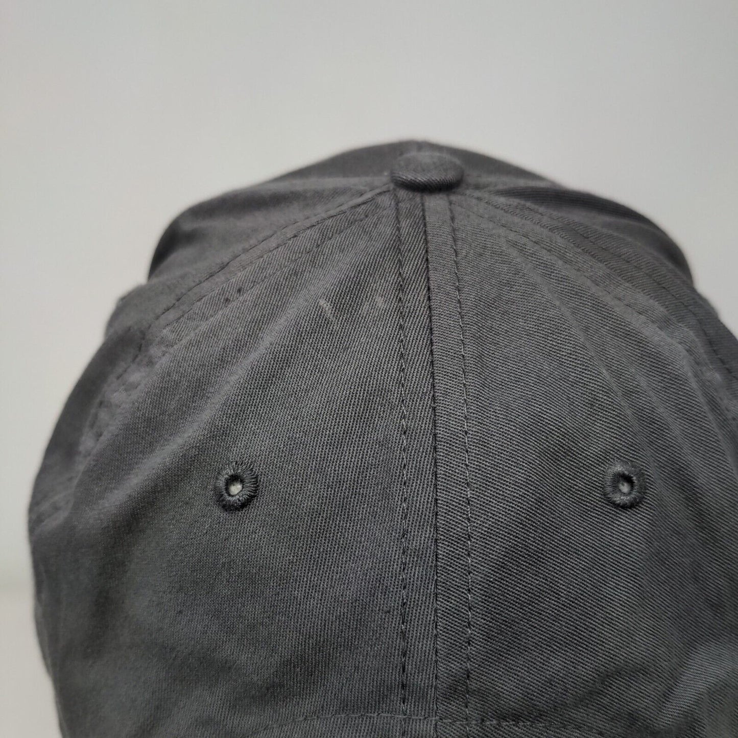D2 Snapback Hat Gray M/L Embroidered Pro 212 Adjustable Richardson