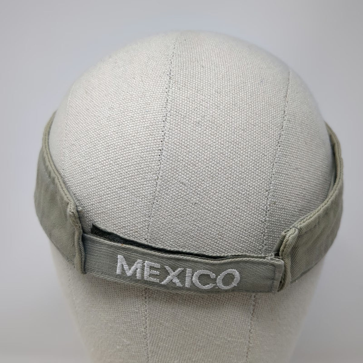 Visor Beige One Size Cabo San Lucas Mexico Fish Patch Hat Adjustable