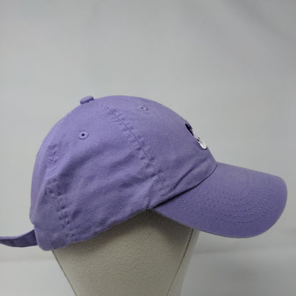 Cat Slideback Hat Purple OSFA Adjustable Embroidered Solid 6 Panel
