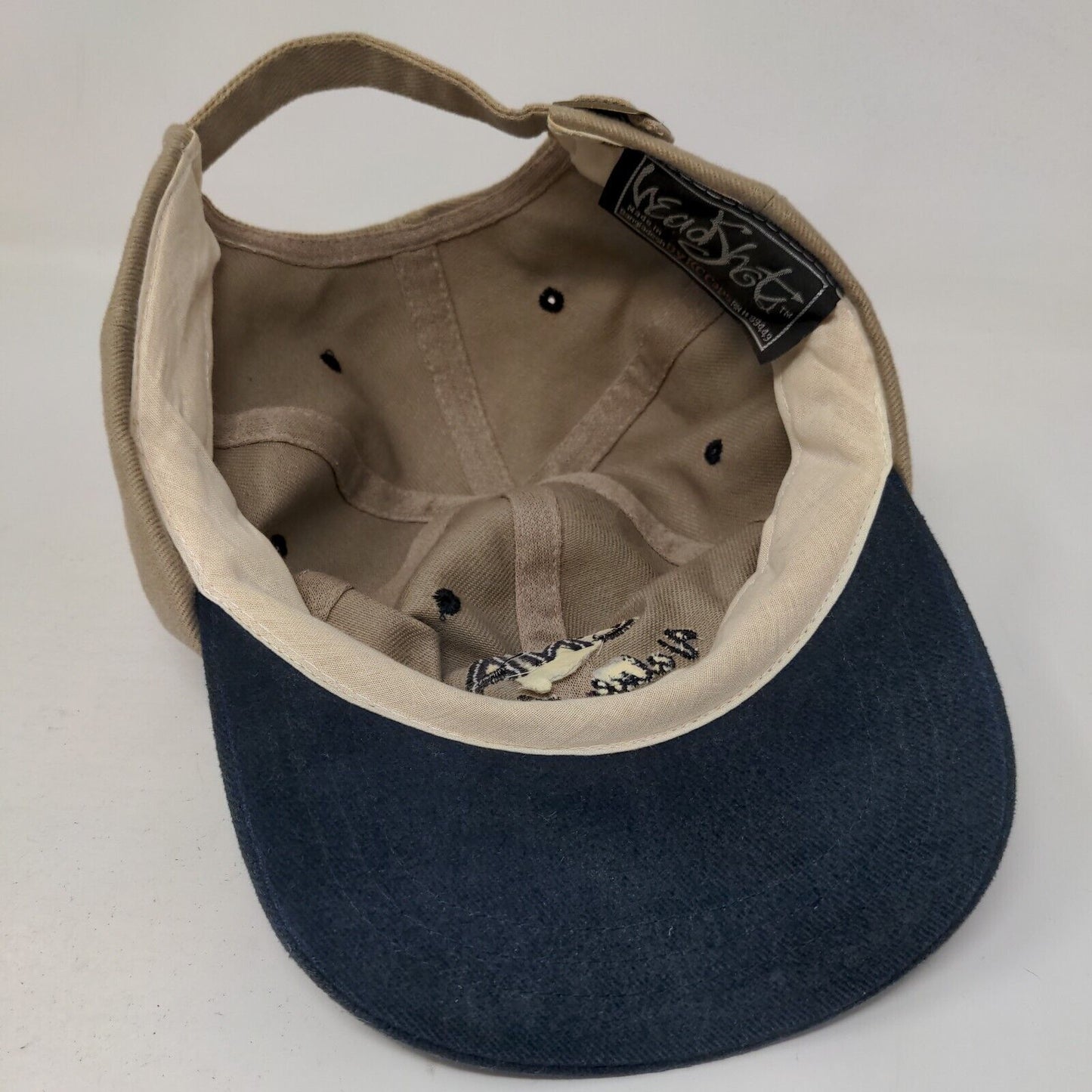 CNA Value Added Slideback Hat Tan One Size Embroidered Colorblock