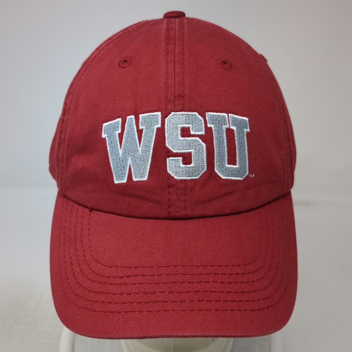 Washington State Cougars NCAA Top of the World Baseball Cap Red Gray OSFM Hat