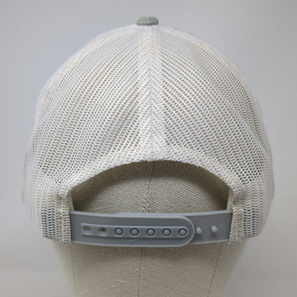 Columbia Trucker Hat Gray One Size Snapback Mesh Back Sportswear Co Logo Patch
