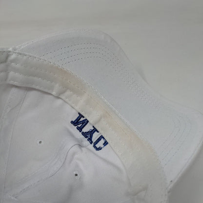 NYC 1987 Slideback Hat White One Size Embroidered Vent Holes G&P