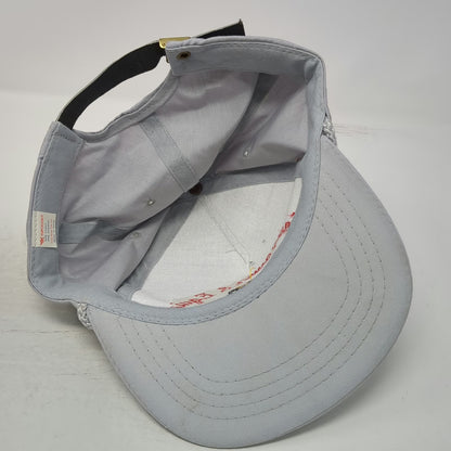 Yupoong 5 Panel Gray One Size Case Power Equipment Tractor Rope Agriculture Hat