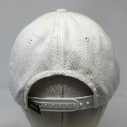 Oregon Ducks NCAA Top of the World Snapback Hat White Green Yellow One Size Logo
