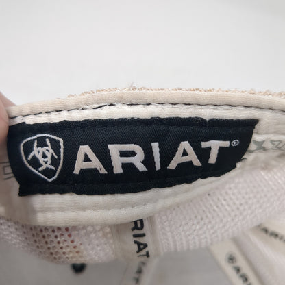 Ariat Snapback Trucker Hat Gray OS Adjustable 110 Flexfit Mesh Back Yupoong